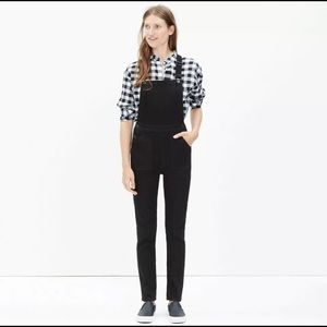 Madewell Denim Cross-Back Overalls L